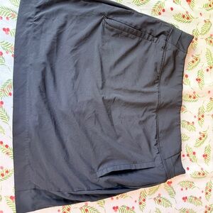 Athleta Brooklyn 16” Skort Black Size 6